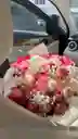 Bouquet De Clavel Rosado Y Blanco