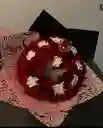 Buchon De Rosas Rojas Y Clavel Blanco