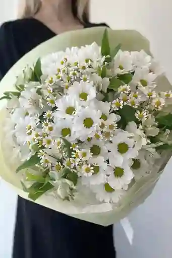 Bouquet De Margarita Con Astromelia