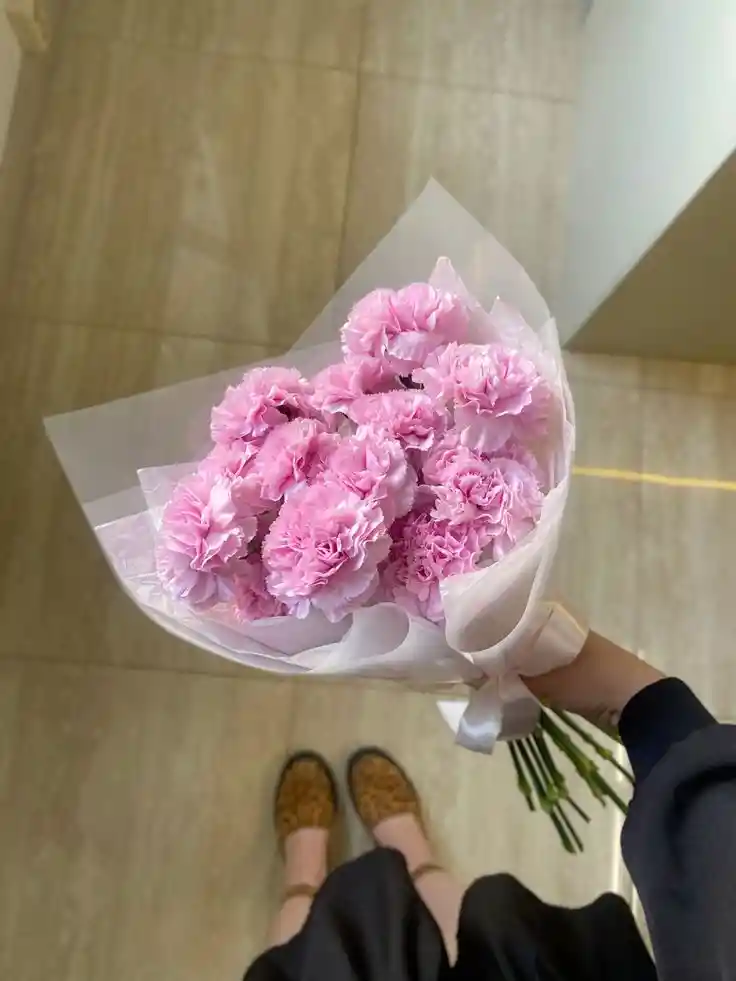 Bouquet De Clavel Rosado