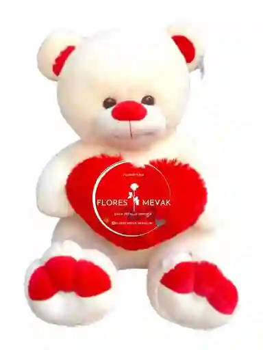 Peluche Oso Mediano Con Corazón