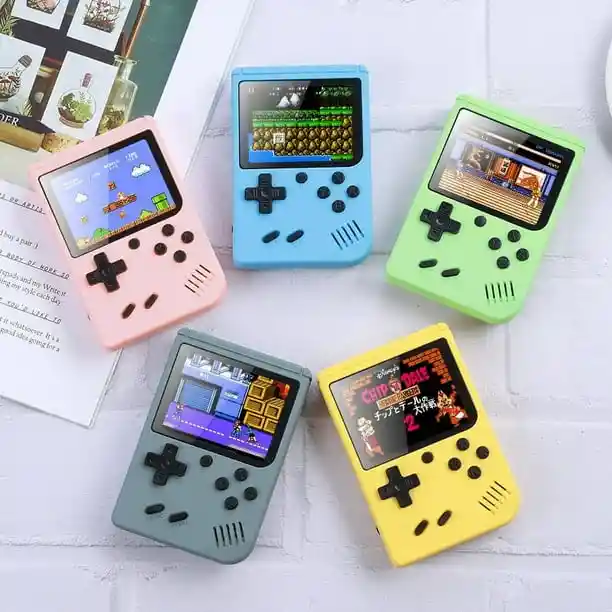 Consola De Videojuegos Retro Con 500 Juegos Clásicos Incorporados