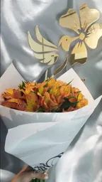 Bouquet De Astromelia Naranja