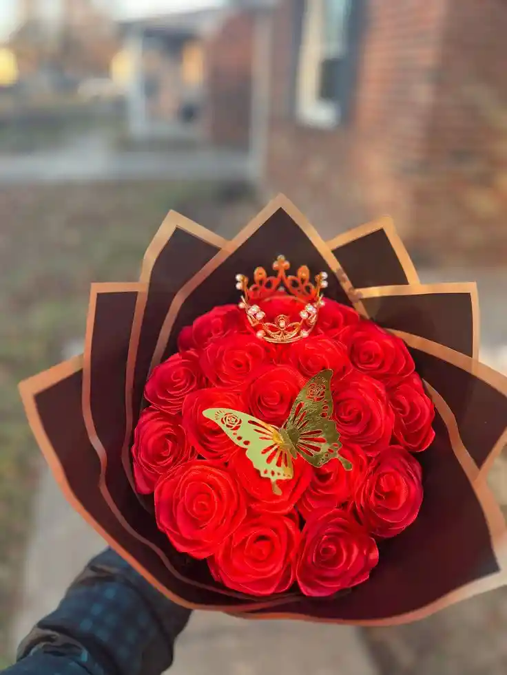 Bouquet De Rosa Roja