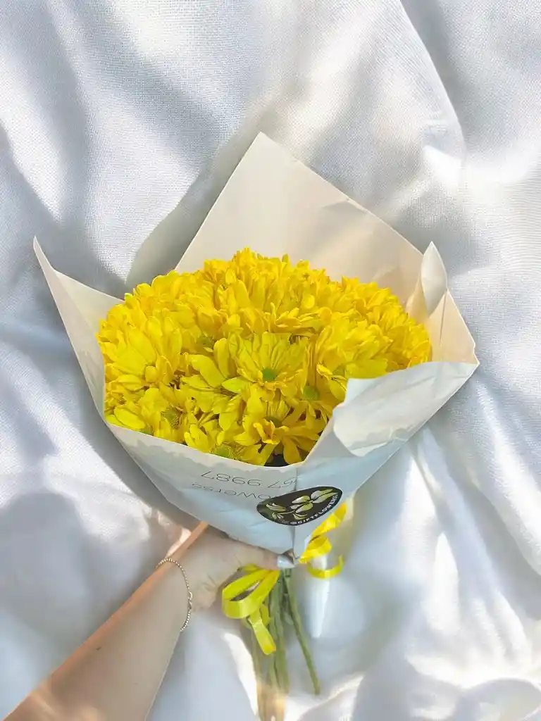 Bouquet De Margarita Amarilla Grande.