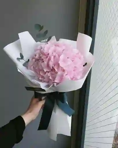 Bouquet De Hortencia Rosada