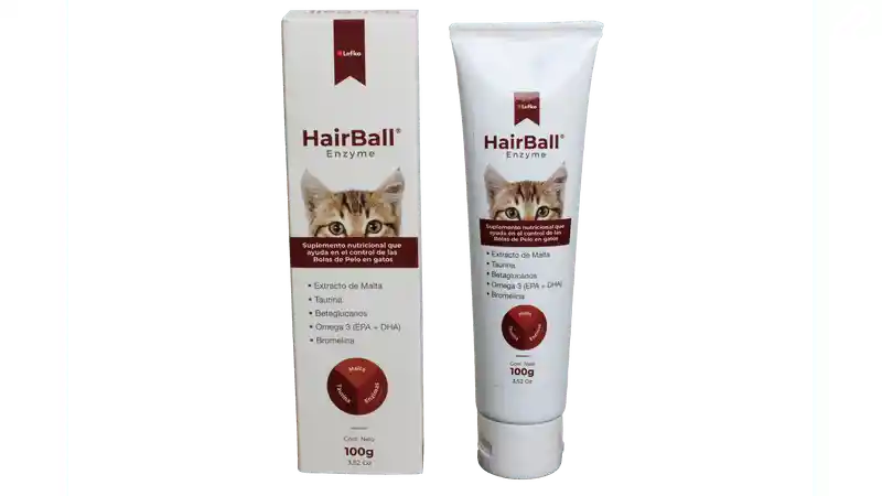 Suplemento Para Gatos Lefko Hairball Enzyme 100g