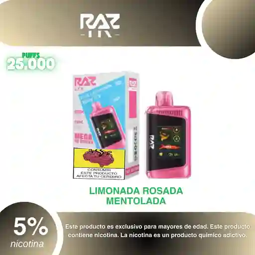 Vape Raz Ltx 25.000 Pufs, Pink Lemonade Minty O´s 5%