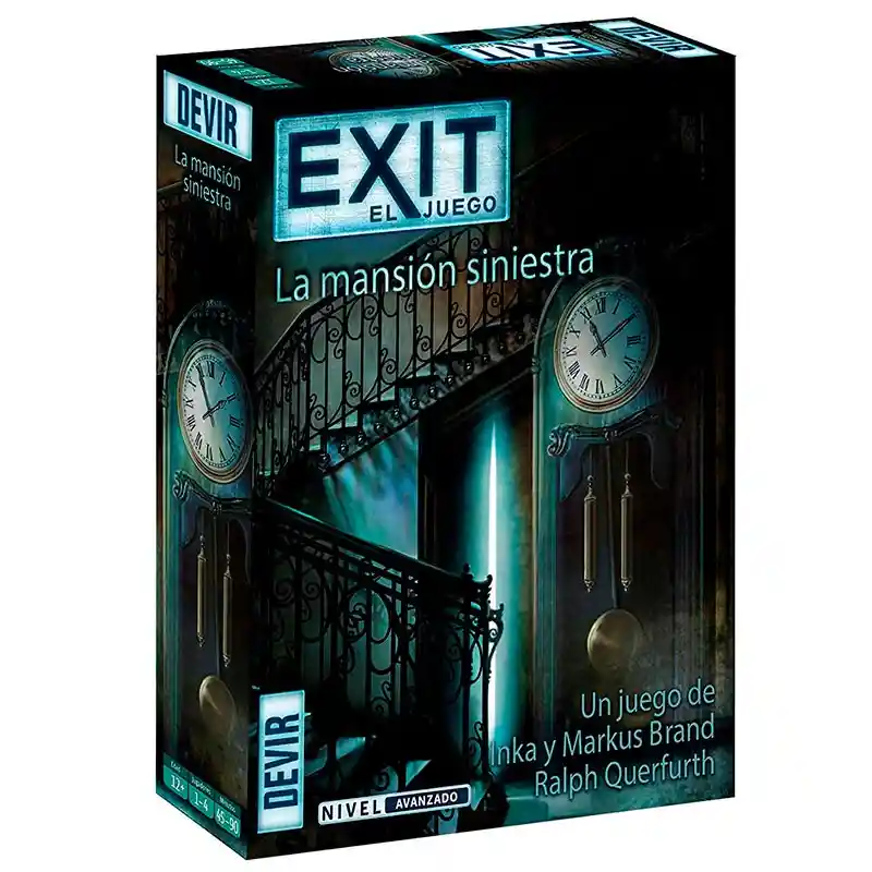 Juego De Mesa Exit Mansión Siniestra Devir Para Adultos