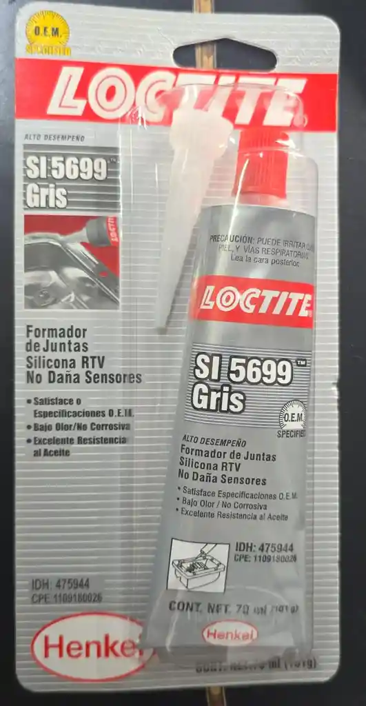 Silicona Loctite Gris
