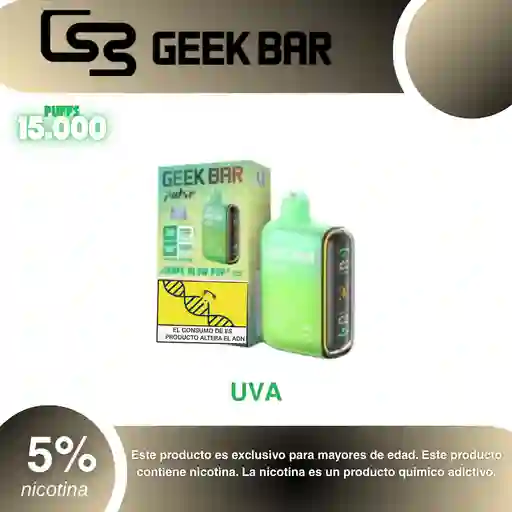 Vape Geek Bar Pulse 15.000, Grape B Pop 5%