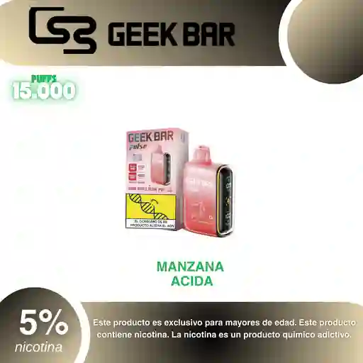 Vape Geek Bar Pulse 15.000, Sour Apple B Pop
