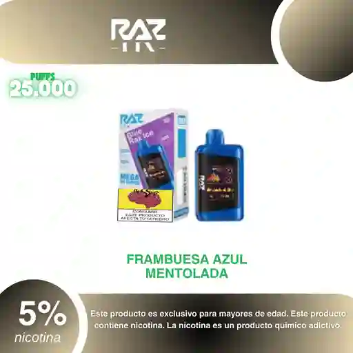 Raz Ltx 25.000 Puffs, Blue Raz Ice 5%