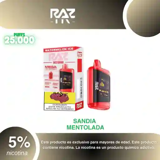 Raz Ltx 25.000 Puffs, Watermelon Ice 5%