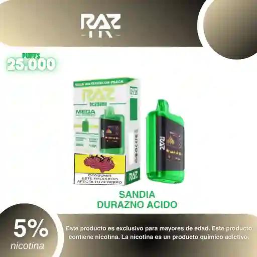 Raz Ltx 25.000 Puffs, Sour Watermelon Peach 5%