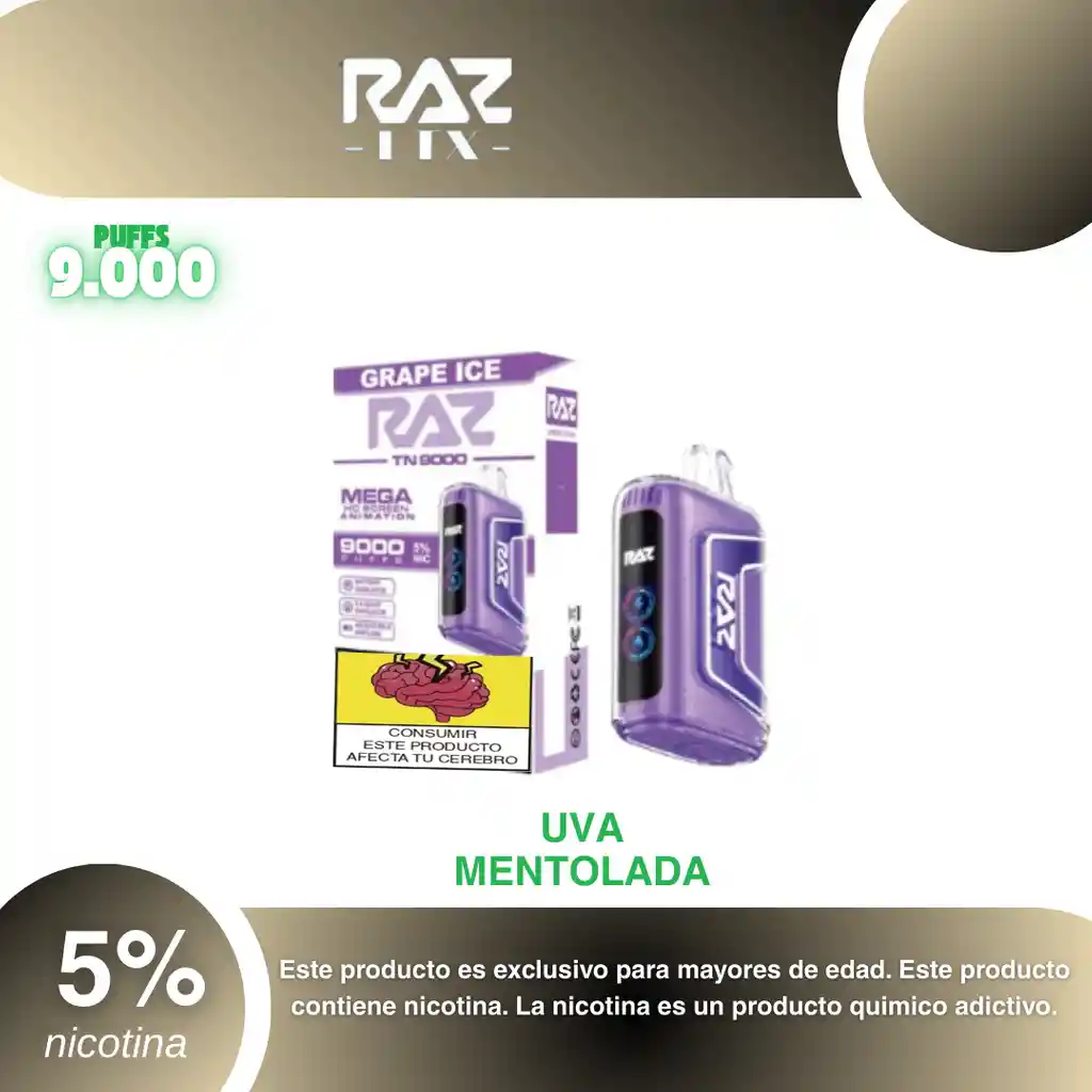 Raz Tn 9.000, Grape Ice