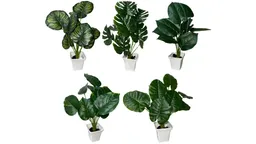 Planta Artificial Hojas Balazo Decoración X1 Und Jardines