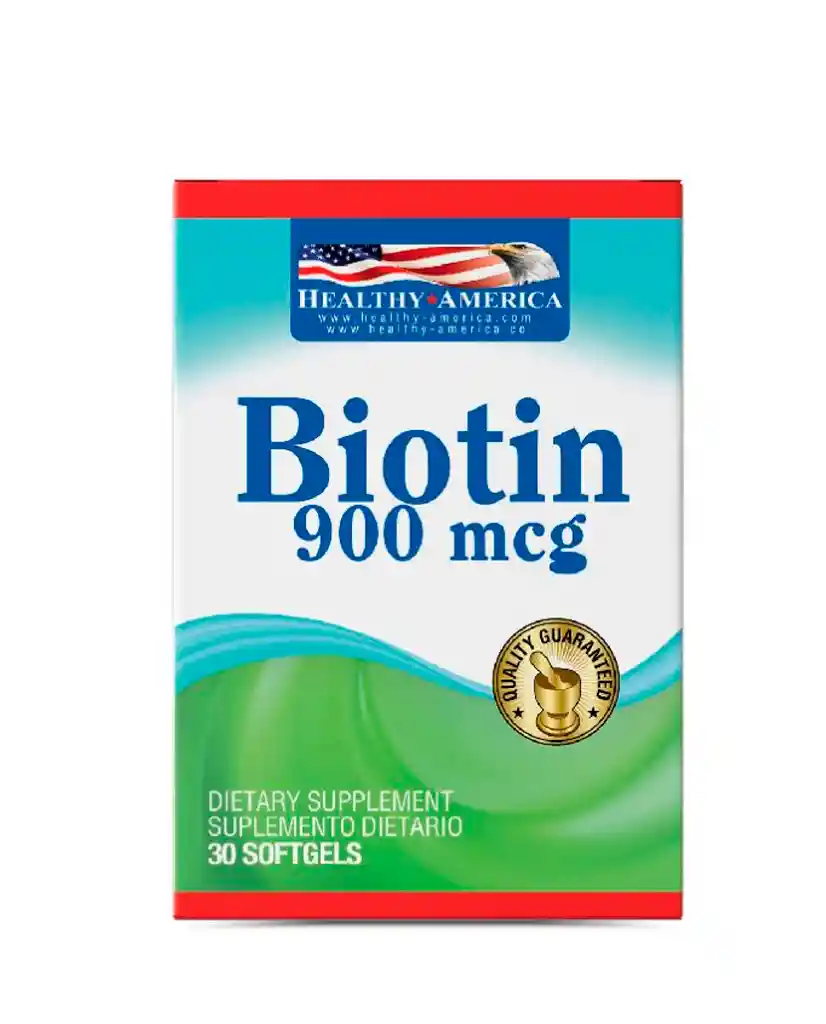 Biotin 900mcg Healthy America 30 Caps