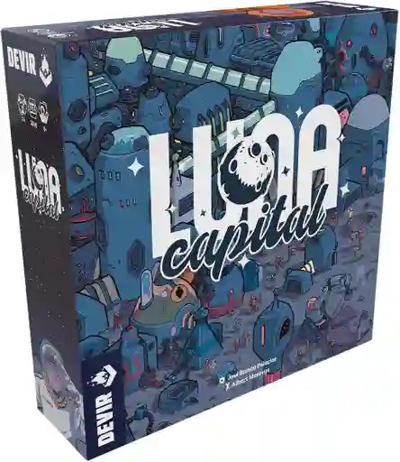 Juego De Mesa Estratégico Luna Capital Devir Para Adultos