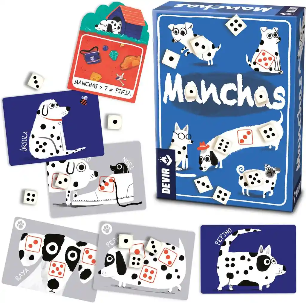 Juego De Mesa Competitivo Manchas Devir Para Adultos