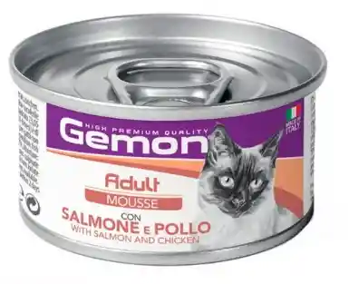 Gemon Gato Adulto Mousse Salmon Y Pollo