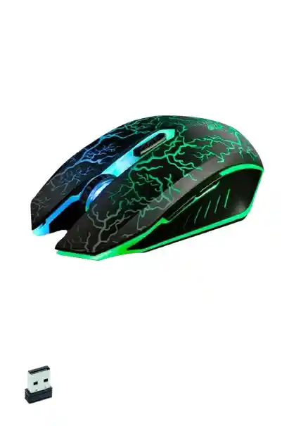 Mouse Gamer Inalámbrico Recargable
