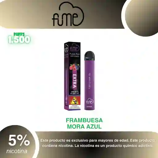 Vape Fum3 Extra 1.500, Purple Rain