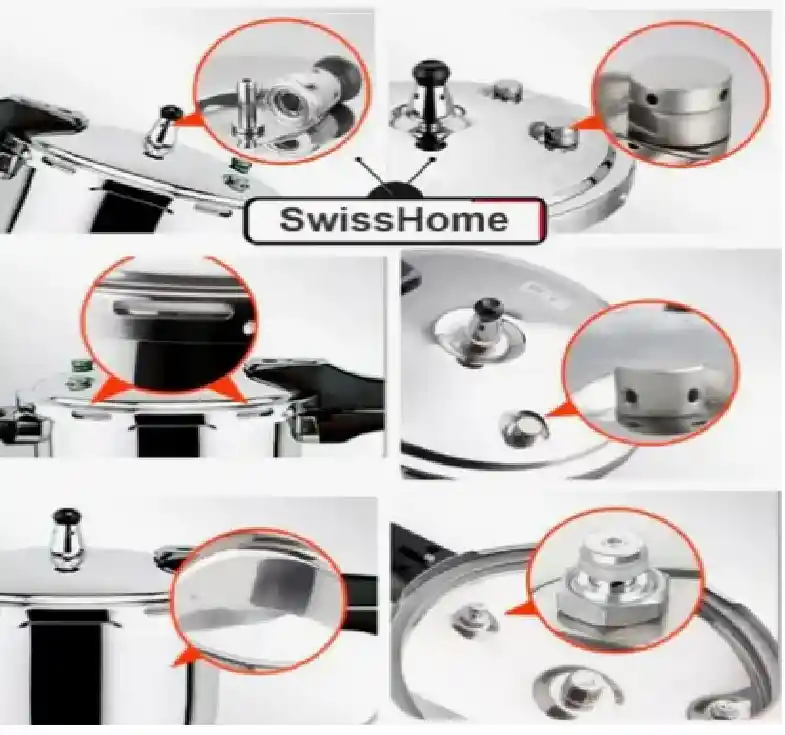 Olla A Presion Acero Inoxidable 2 Litros Swisshome