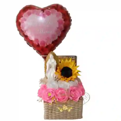 Rosas Eternas Con Virgen