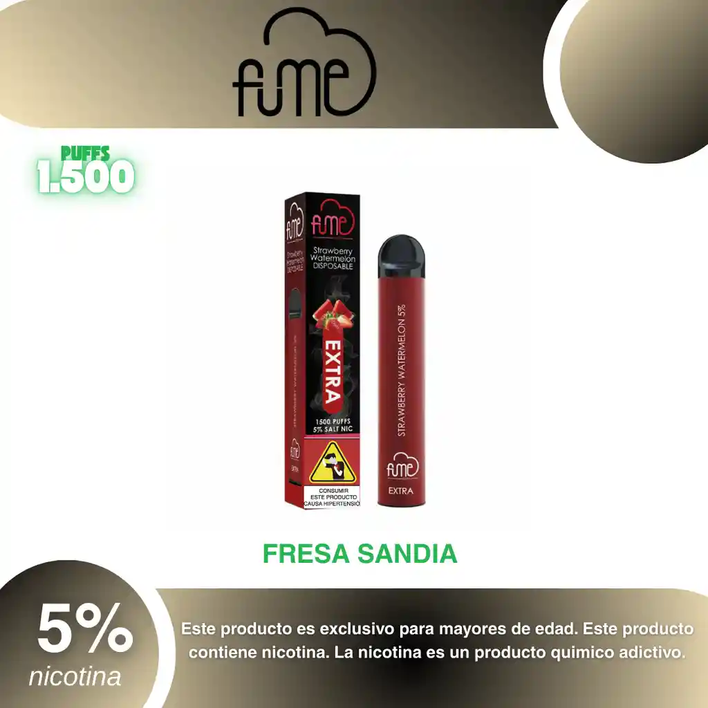 Fum3 Extra 1.500, Strawberry Watermelon
