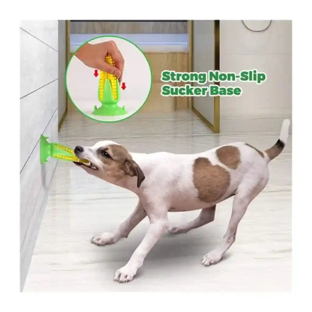 Juguete Para Perro Forma Maíz Limpieza Dientes Interactivo