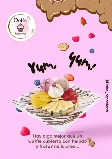 Waffle Frutal