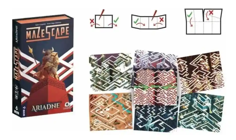 Juego De Mesa Mazescape Ariadne Devir Para Adultos