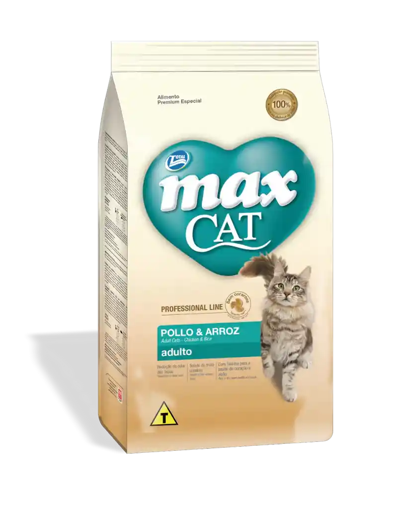 Comida Para Gato Max Professional Line Adulto Pollo Y Arroz
