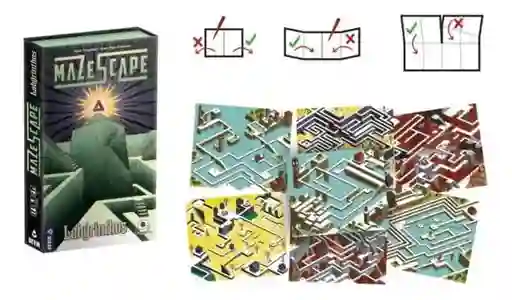Juego De Mesa Estrategia Mazescape Labyrinthos Devir Adultos