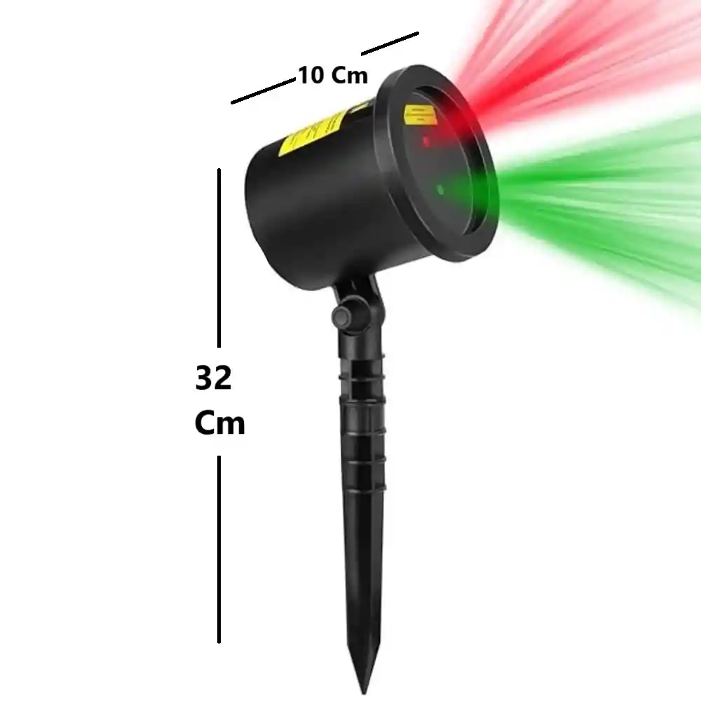 Proyector Luz Led Multipunto Para Exterior Con Control