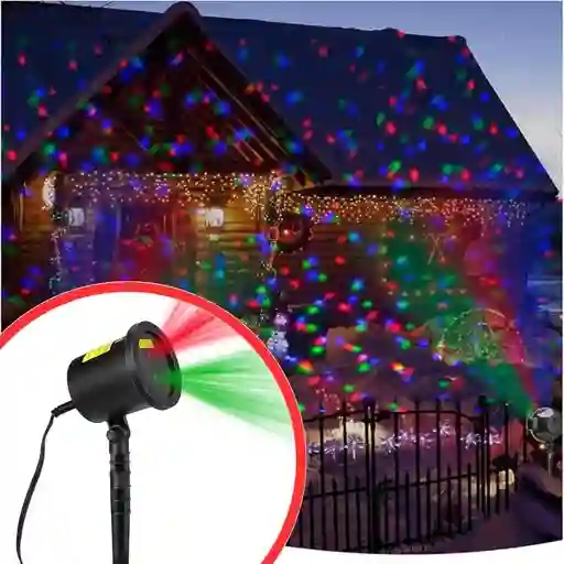 Proyector Luz Led Multipunto Para Exterior Con Control