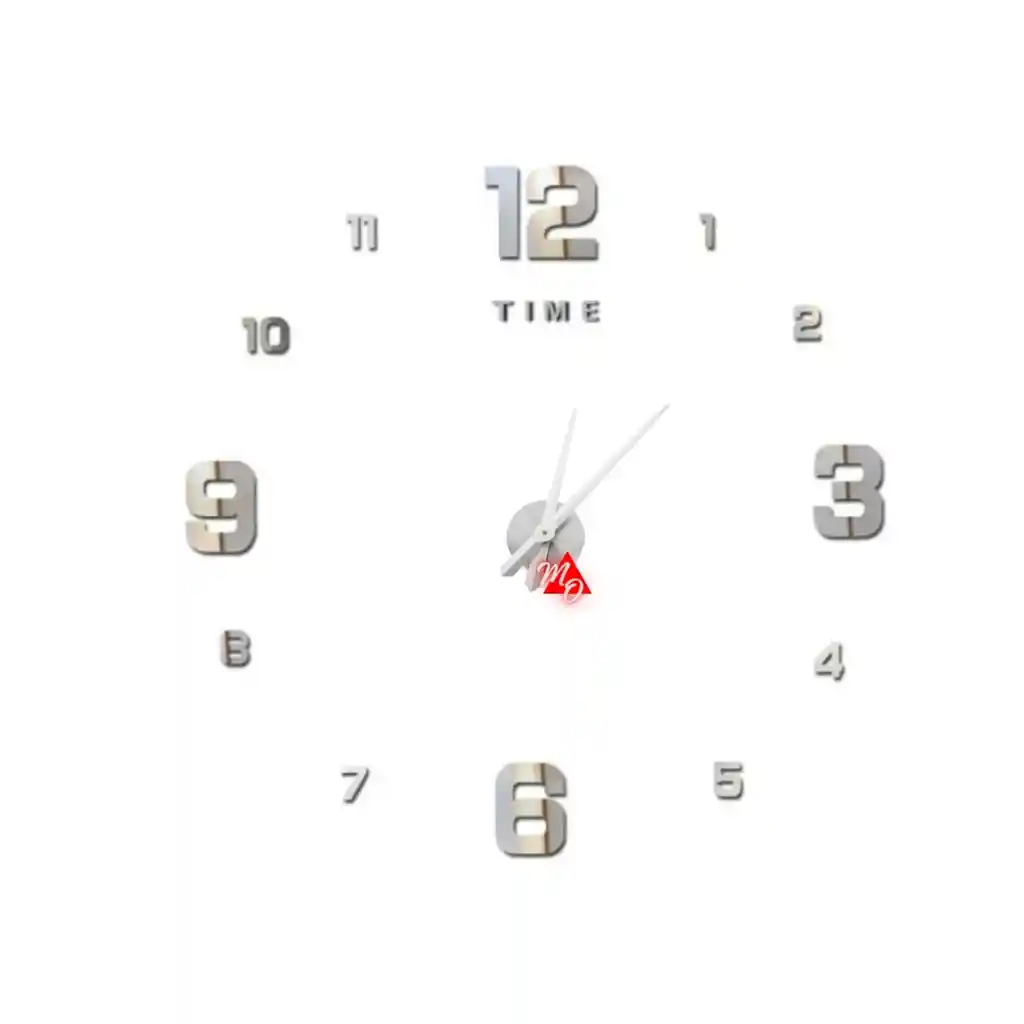 Reloj De Pared 3d Grande Decorativo Diseño Moderno Adhesivo
