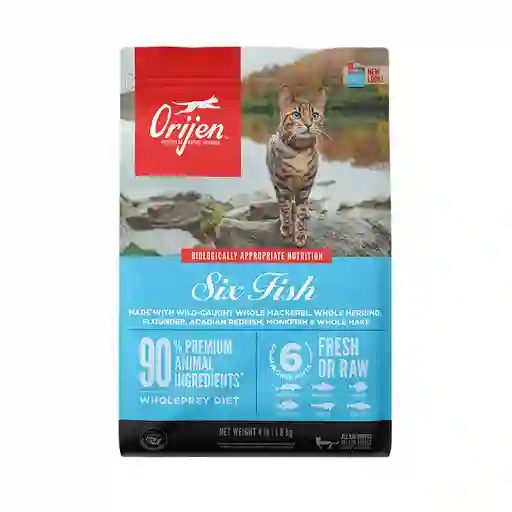 Orijen Six Fish Cat X 1.8 Kilos