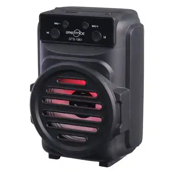 Parlante De 3 Pulgadas Bluetooth Con Luces Rgb, Puerto Usb-tf Y Fm