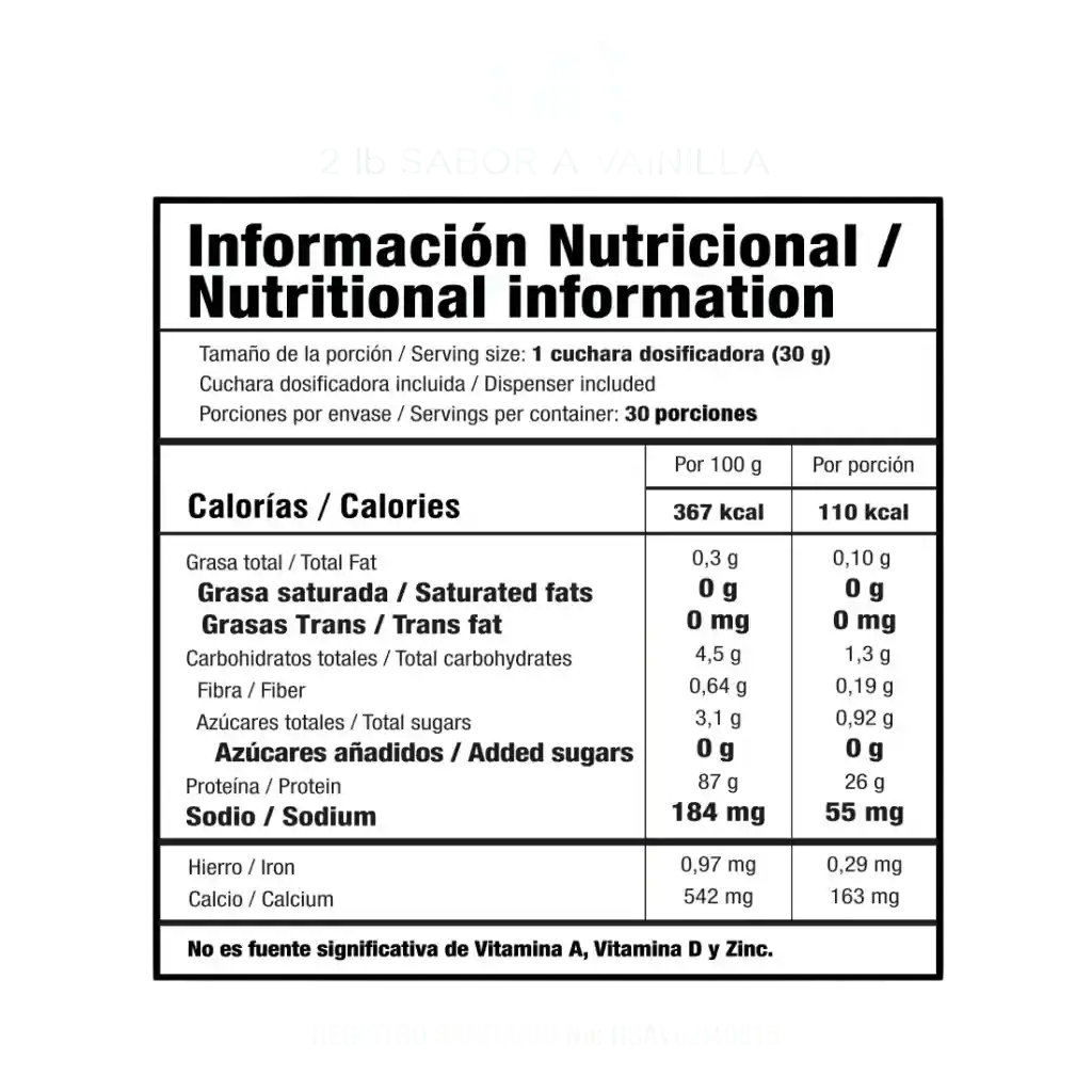 Whey Pure 2 Lb Otros Sabores