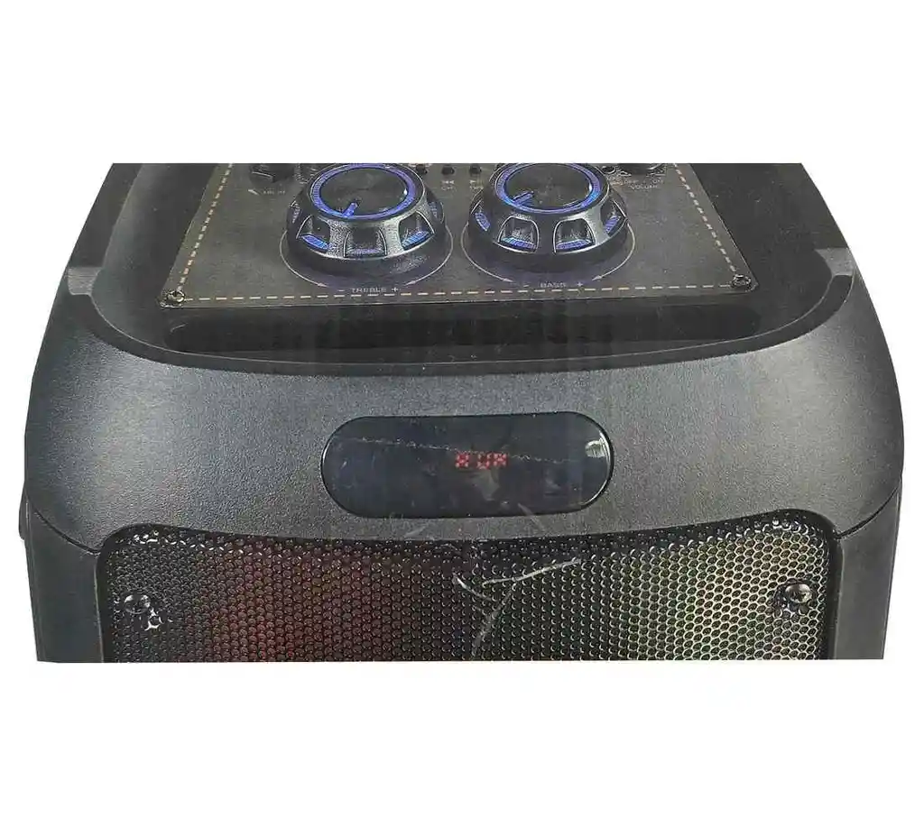 Cabina De Sonido Recargable Bluetooth Aux Parlante Luces