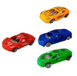 Carro Carreras Deportivos Colección Juguete Niño X 4 Und