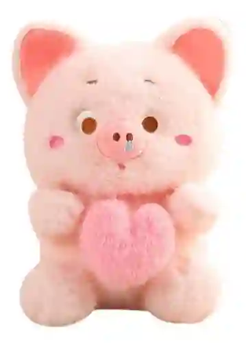 Peluche Cerdo Corazon
