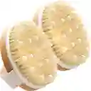 2 Cepillos Exfoliantes Cuerpo