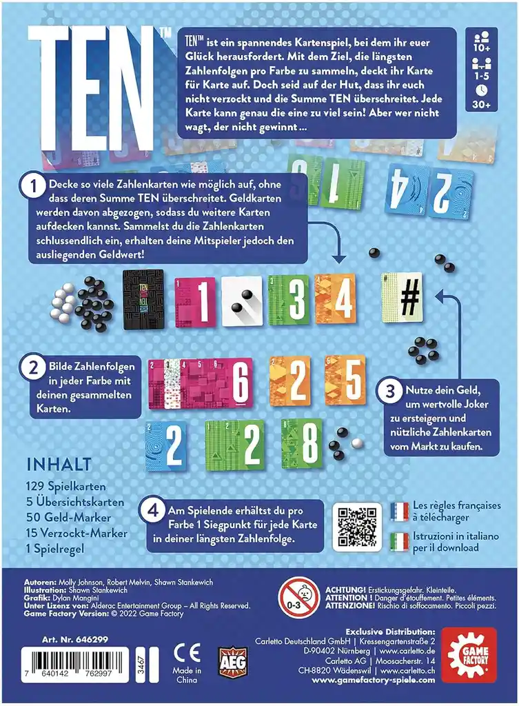 Juego De Mesa Estrategia Ten Devir Para Adultos
