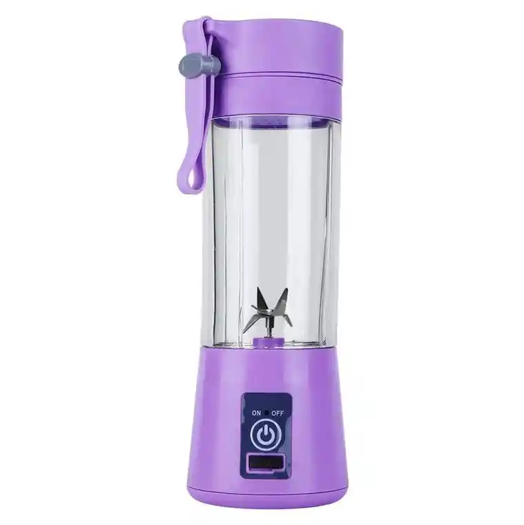 Licuadora Portátil Morada 380ml Recargable