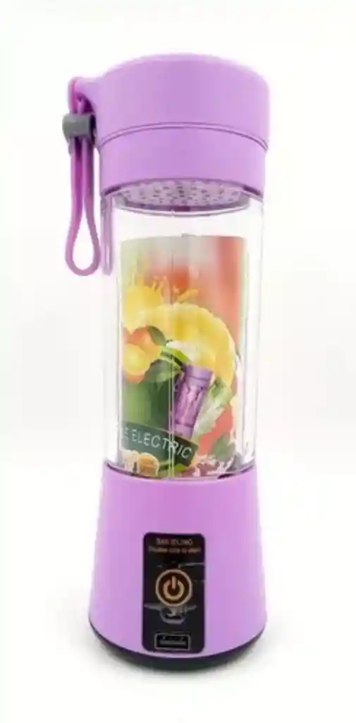 Licuadora Portátil Morada 380ml Recargable