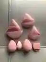 Esponjas De Maquillaje Kit 7 Piezas Rosadas