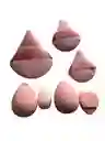 Esponjas De Maquillaje Kit 7 Piezas Rosadas